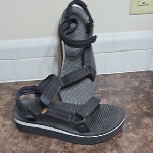 Teva Black Platform Sandals